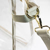Carryall Tote - Tan and Clear