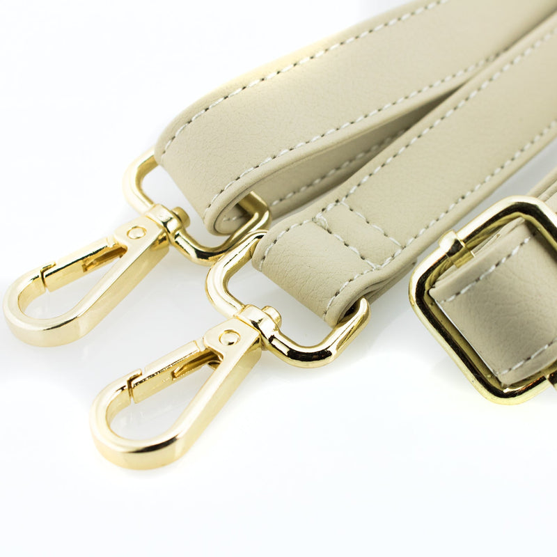 Large Crossbody - Tan and Clear