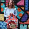 Carryall Tote - Orange and Clear