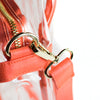 Carryall Tote - Orange and Clear