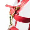 Carryall Tote - Red and Clear