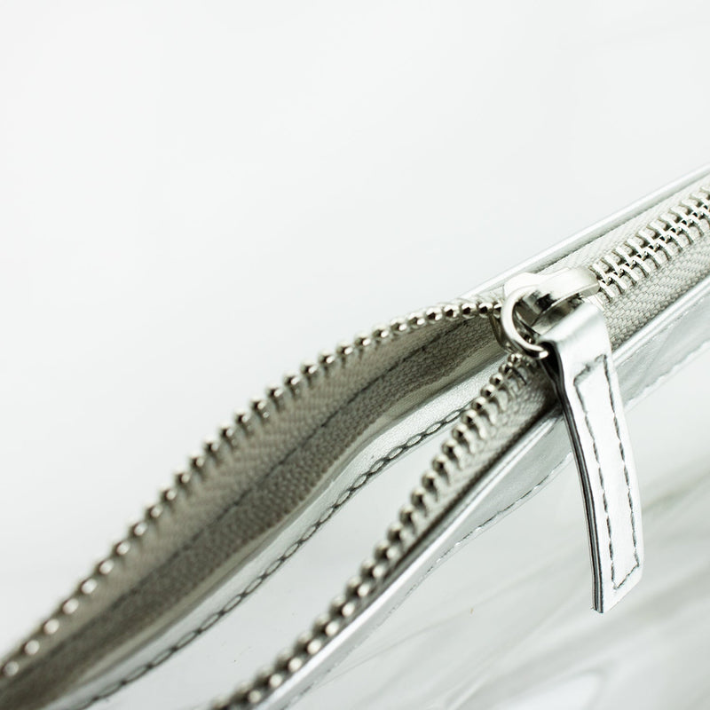 Small Crossbody - Silver and Clear