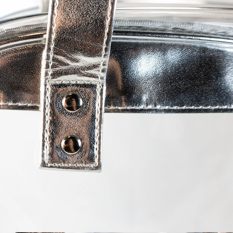 Carryall Tote - Silver and Clear