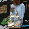 Carryall Tote - Gold and Clear