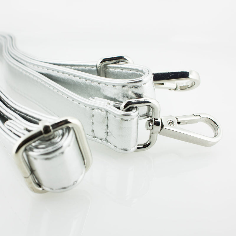 Large Crossbody - Silver and Clear