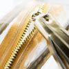 Canteen Crossbody - Gold and Clear