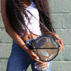 Canteen Crossbody - Black and Clear
