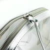 Half Moon Crossbody - Silver and Clear