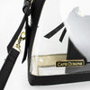 Half Moon Crossbody - Black and Clear