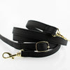 Half Moon Crossbody - Black and Clear