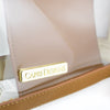 Half Moon Crossbody - Camel and Clear