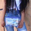 Small Crossbody - Royal Blue and Clear