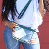 Small Crossbody - Green and Clear