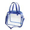 Carryall Tote - Royal Blue and Clear