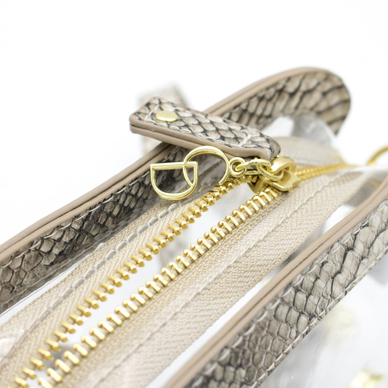 Camera Crossbody - Clear Bag with Moondust Accents