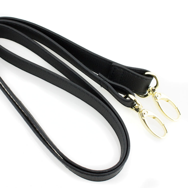 Classic Ring Tote - Clear Bag with Black and Gold Accents