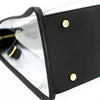 Classic Ring Tote - Clear Bag with Black and Gold Accents