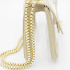 Convertible Crossbody - Clear Bag with Tan and Gold Accents