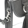 Cell Phone Crossbody - Clear Bag with Cool Gray and Silver Accents
