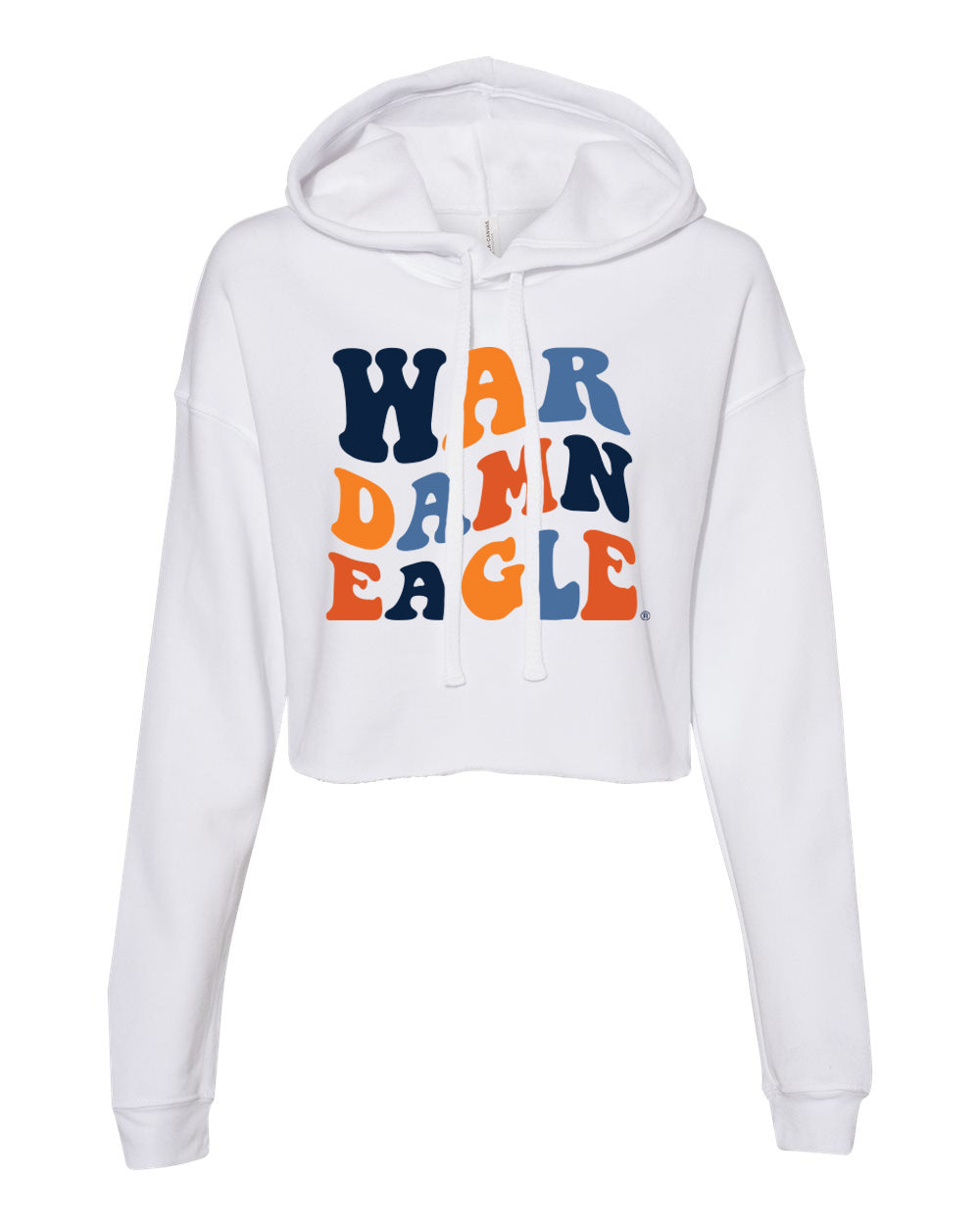 Groovy Crop Hoodie- Auburn University