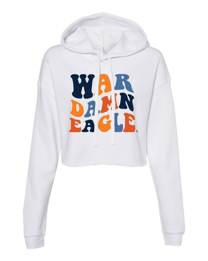 Groovy Crop Hoodie- Auburn University