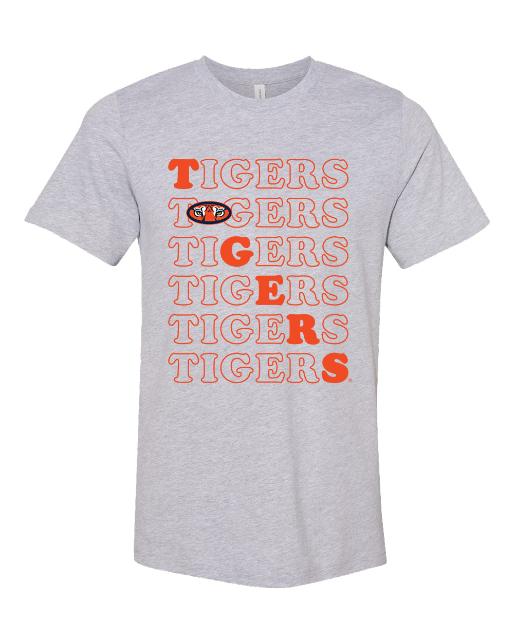 Stacked Tee- Auburn University