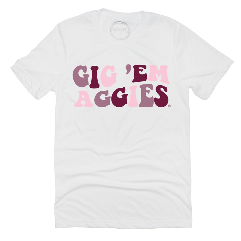 Groovy Tee- Texas A&M