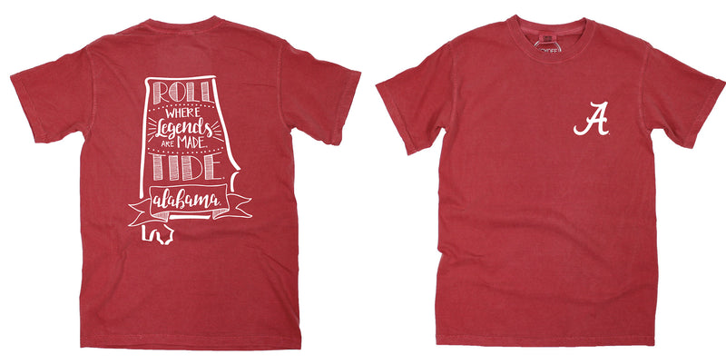 Pep Squad Tee- University of Alabama