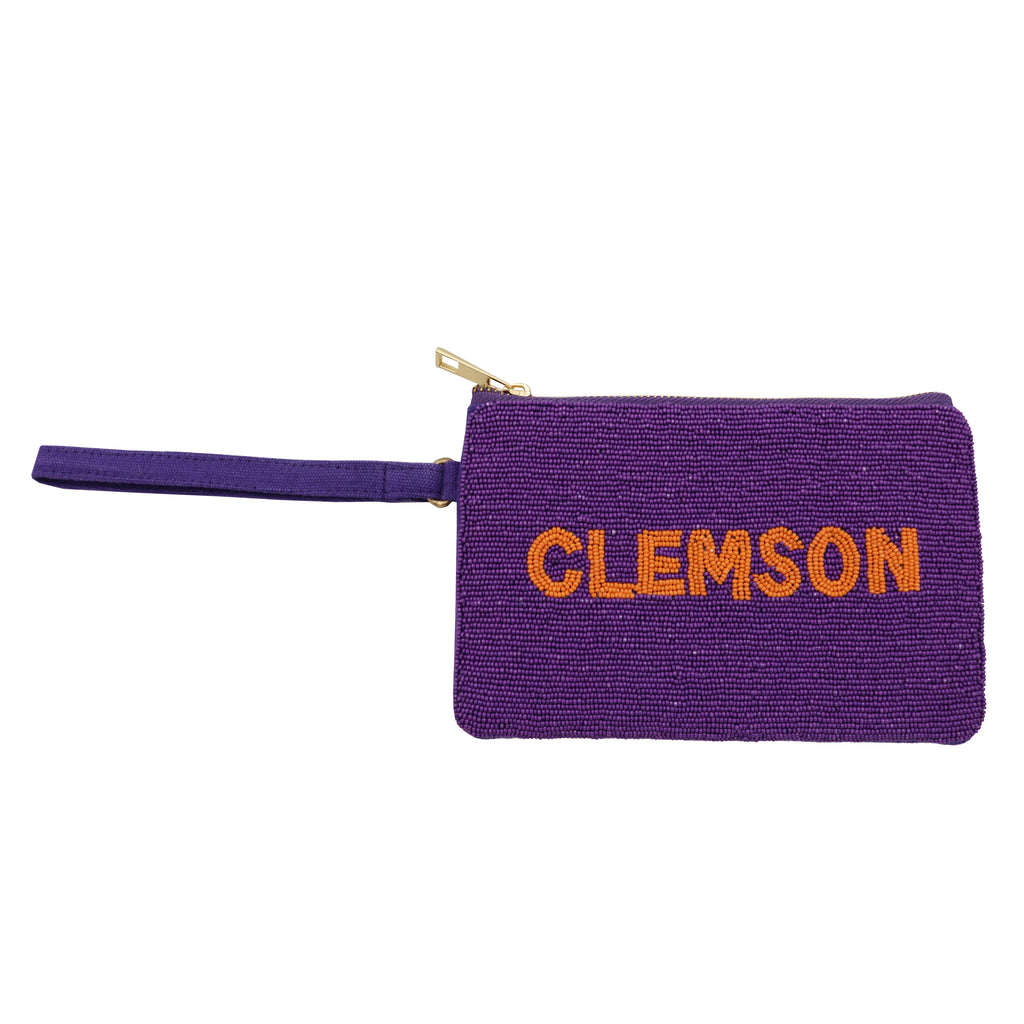 Beaded Accessory Case - Clemson University
