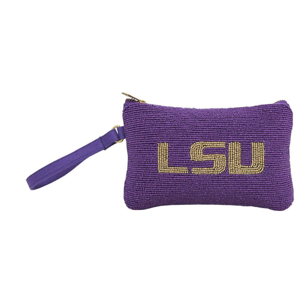 Beaded Accessory Case - Louisiana State University (LSU)
