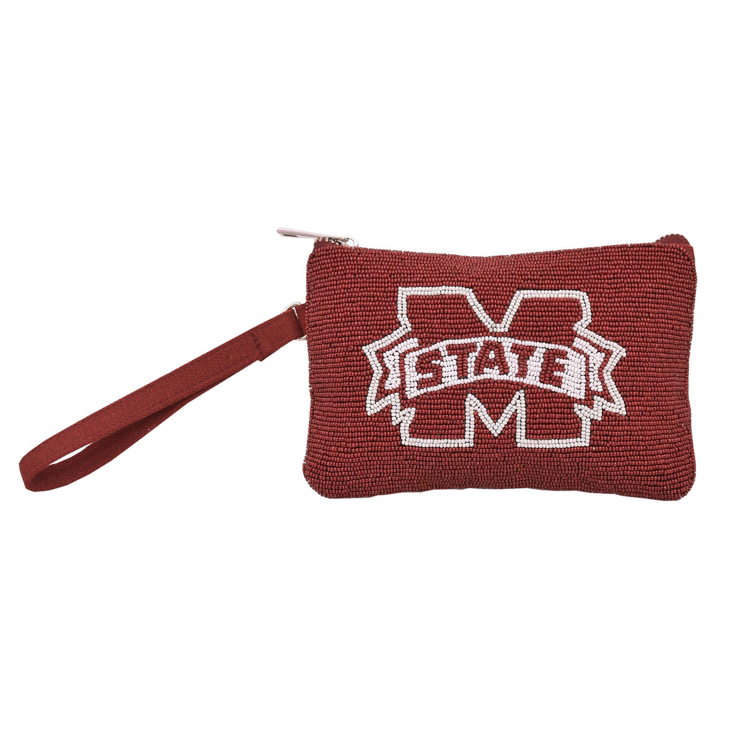 Beaded Accessory Case - Mississippi State University