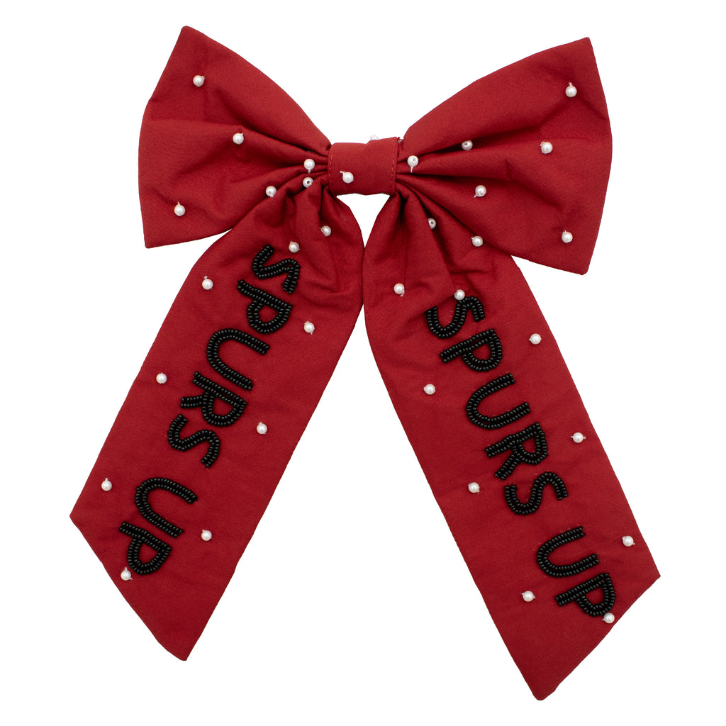 Beaded Hair Bow - University of South Carolina
