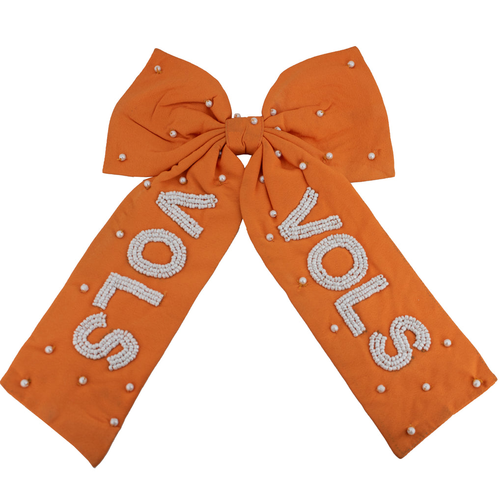Beaded Hair Bow - University of Tennessee, Knoxville