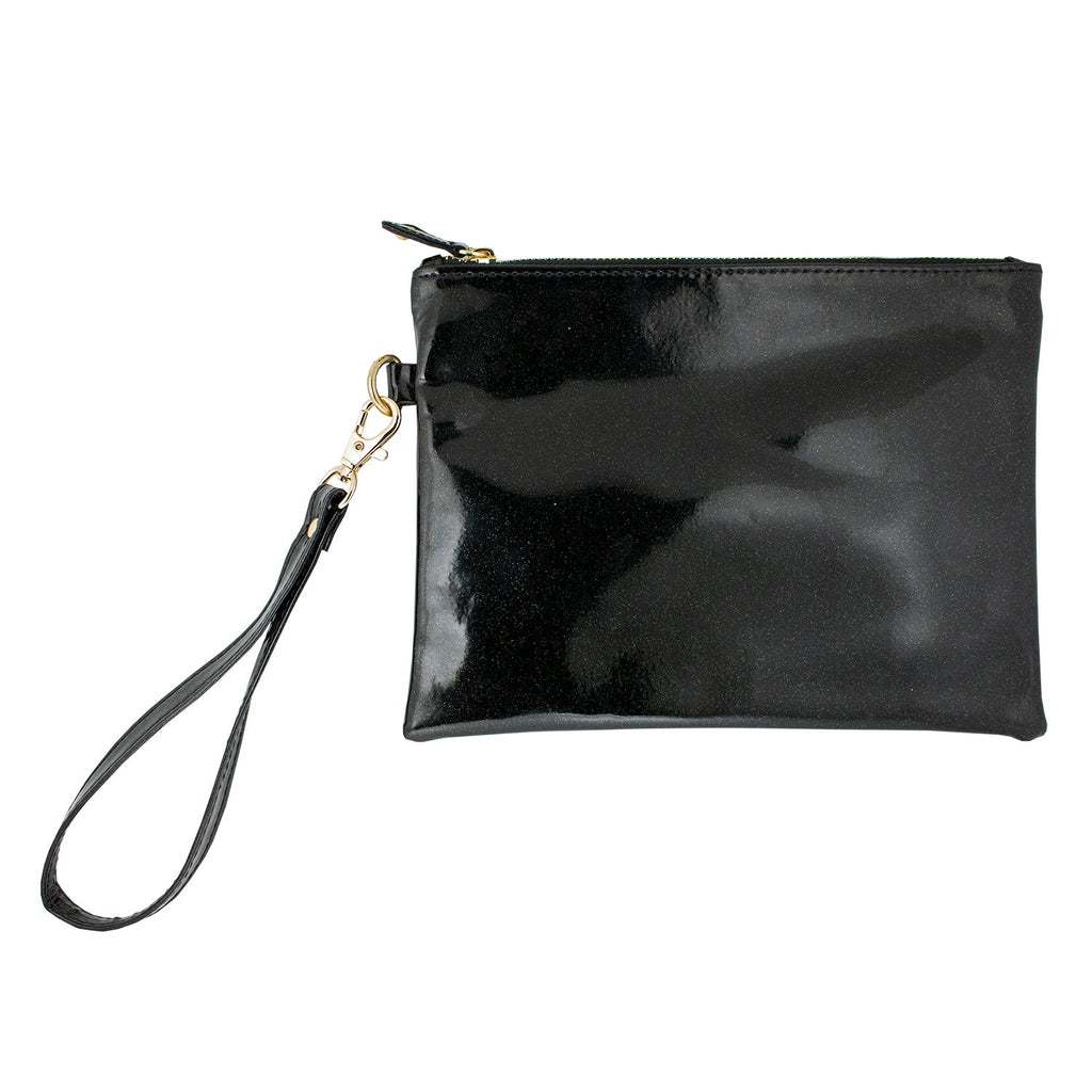 Large Accessory Case - Black Glitter
