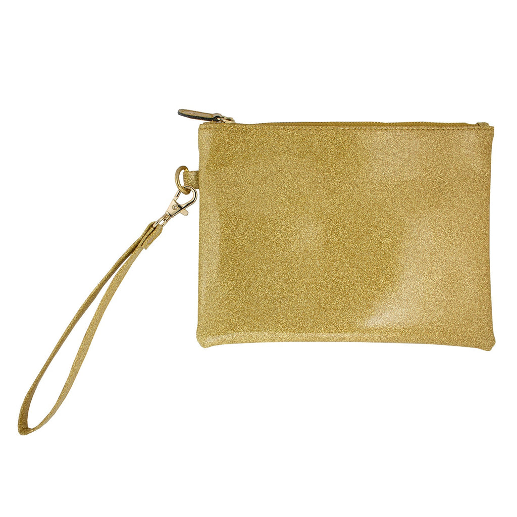 Large Accessory Case - Gold Glitter