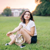 Canteen Crossbody - Gold and Clear