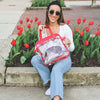 Carryall Tote - Red and Clear