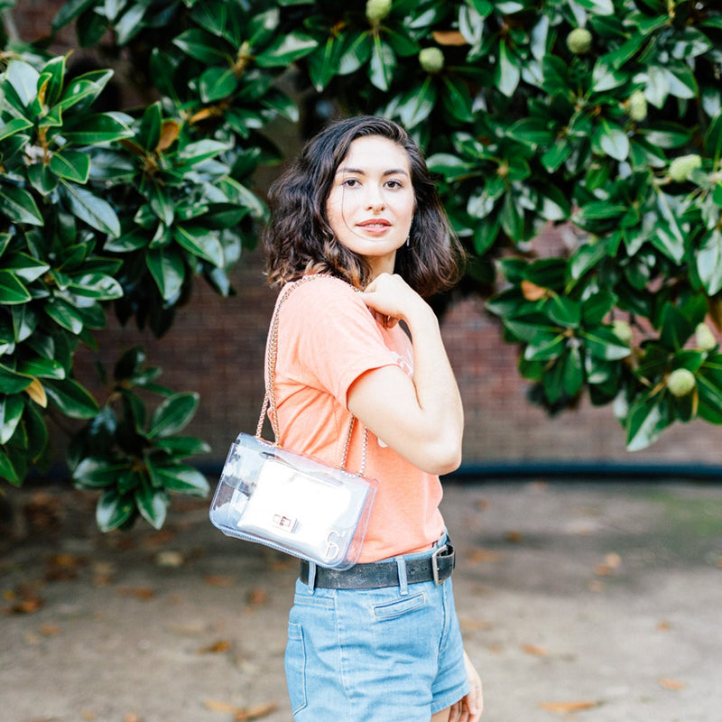 Convertible Crossbody - Clear Bag PVC