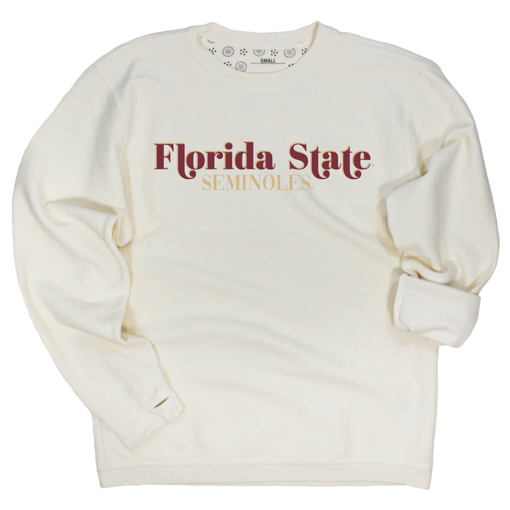 First Down Corded Crew- Florida State University
