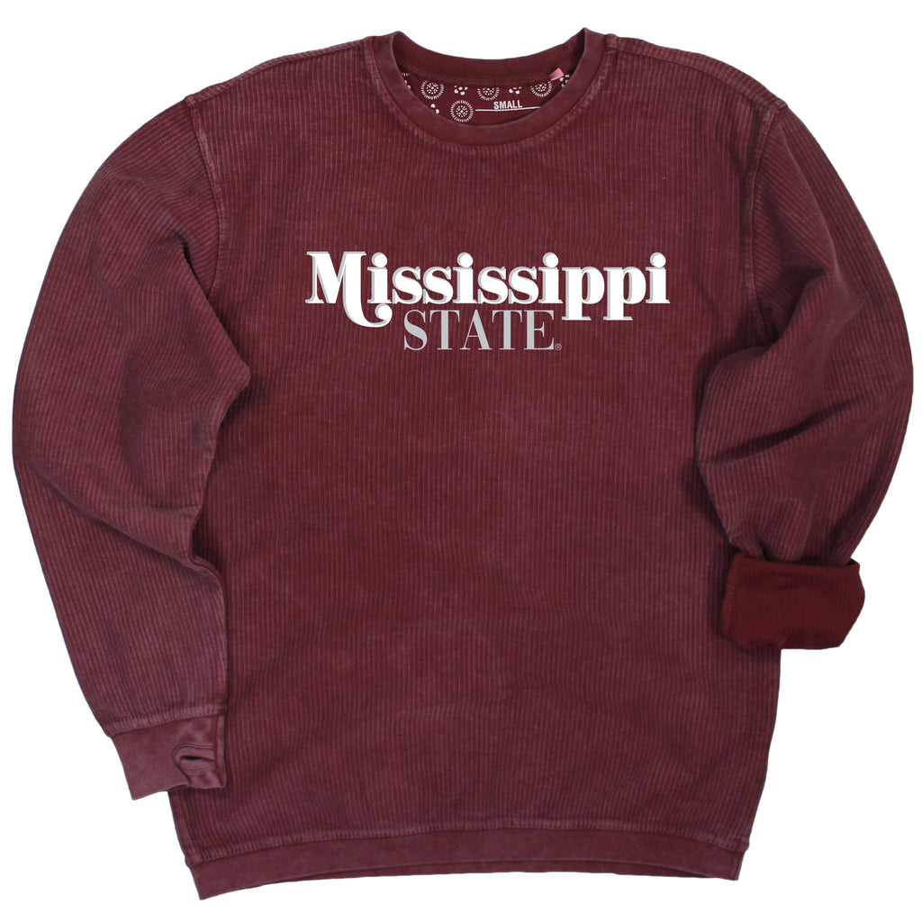 First Down Corded Crew- Mississippi State University