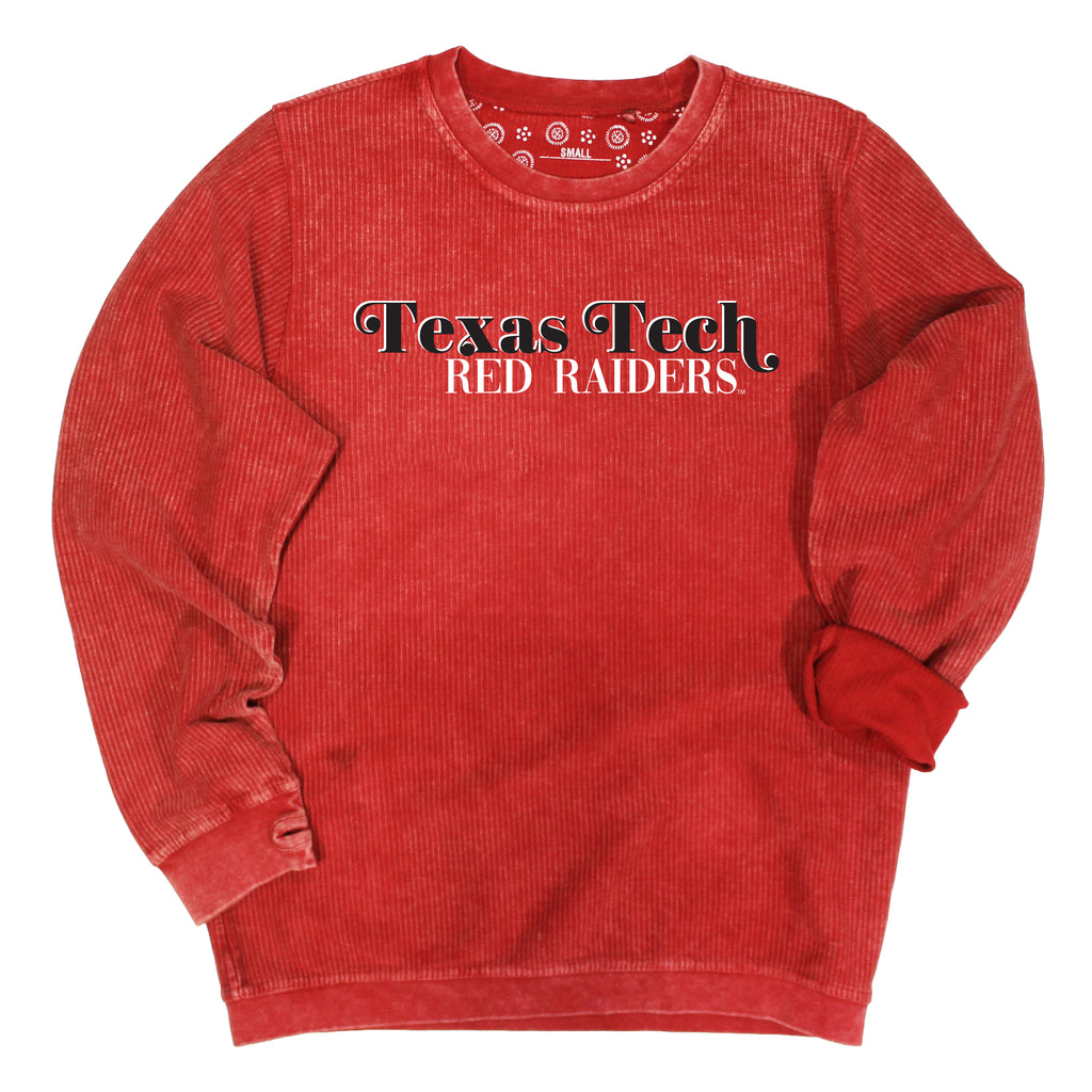 First Down Corded Crew- Texas Tech University