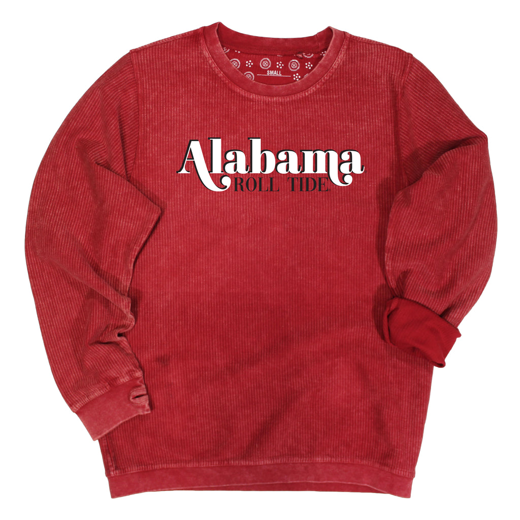 First Down Corded Crew- University of Alabama