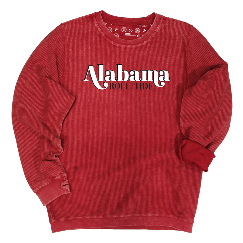 First Down Corded Crew- University of Alabama