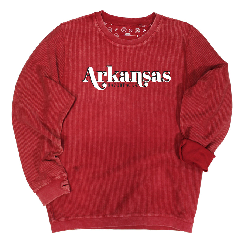 First Down Corded Crew- University of Arkansas