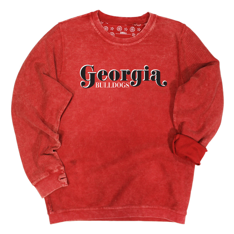 First Down Corded Crew- University of Georgia