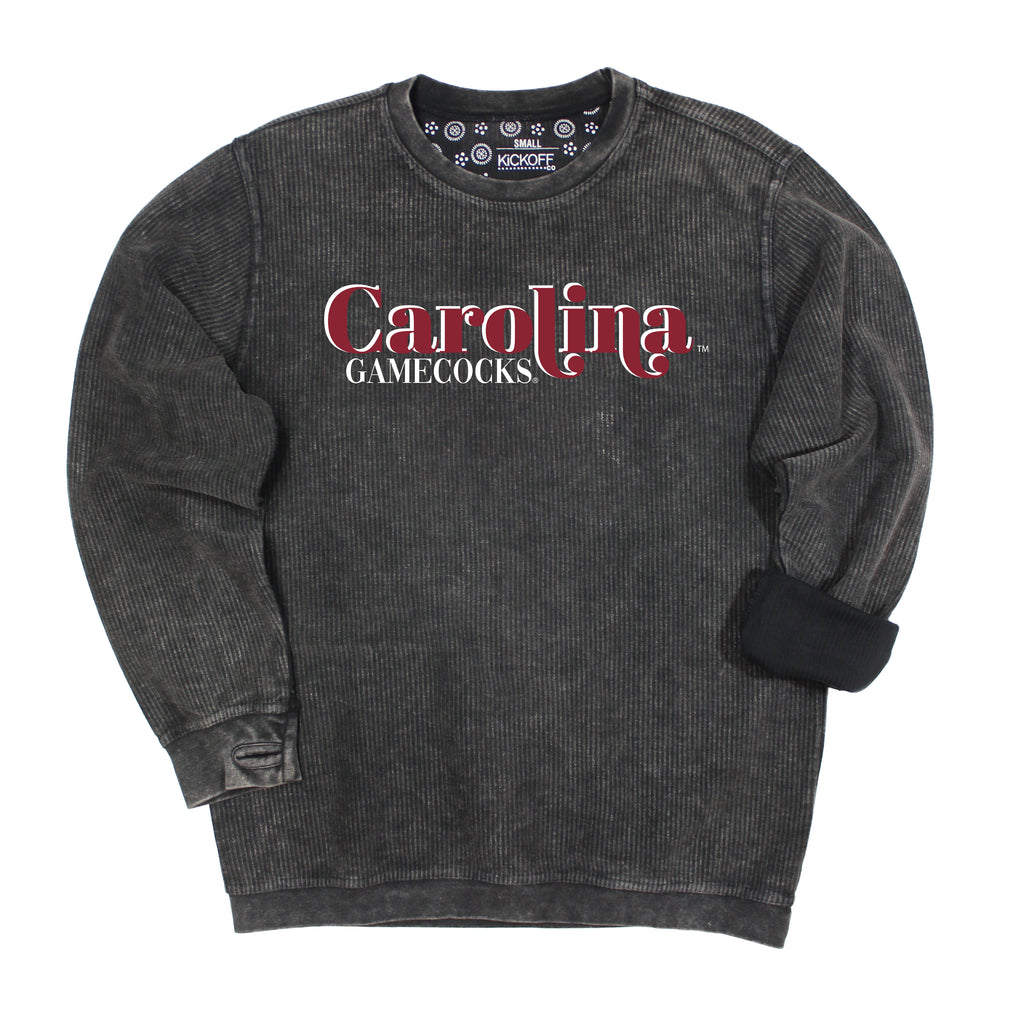 First Down Corded Crew- University of South Carolina