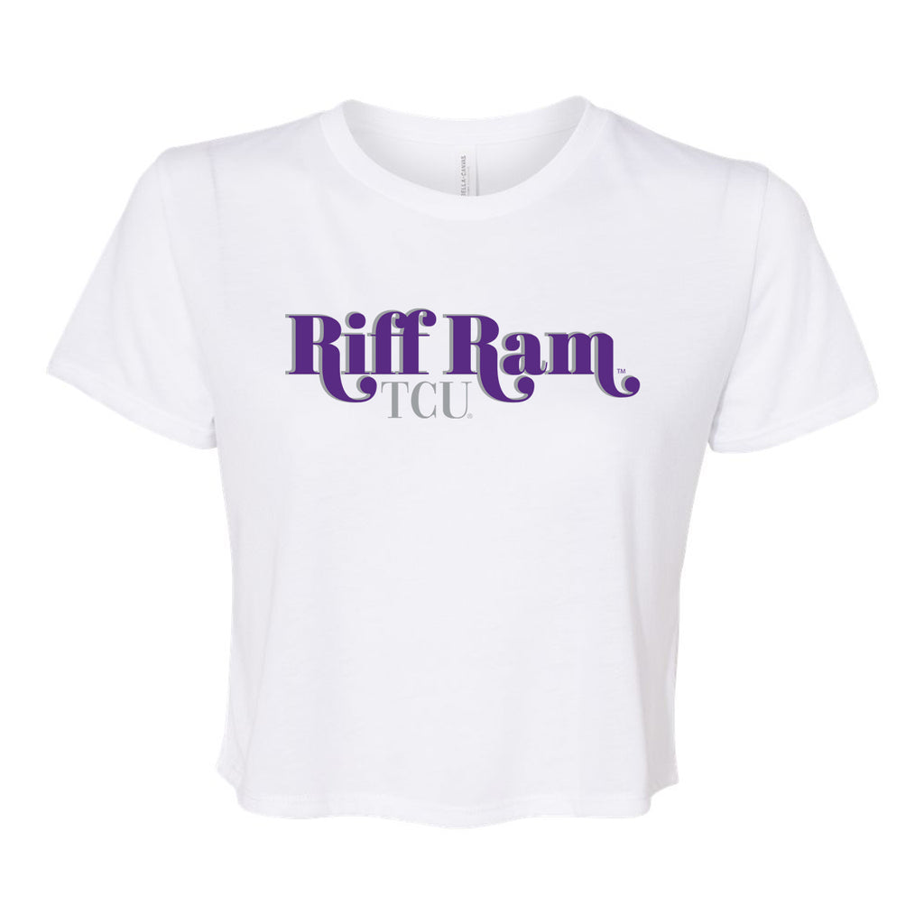 First Down Crop Tee- Texas Christian University