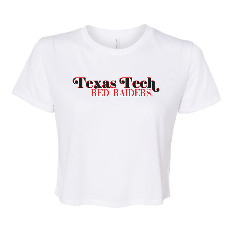 First Down Crop tee- Texas Tech University