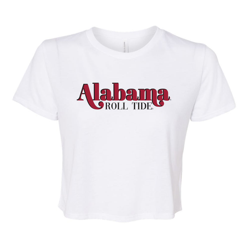 First Down Crop Tee- University of Alabama