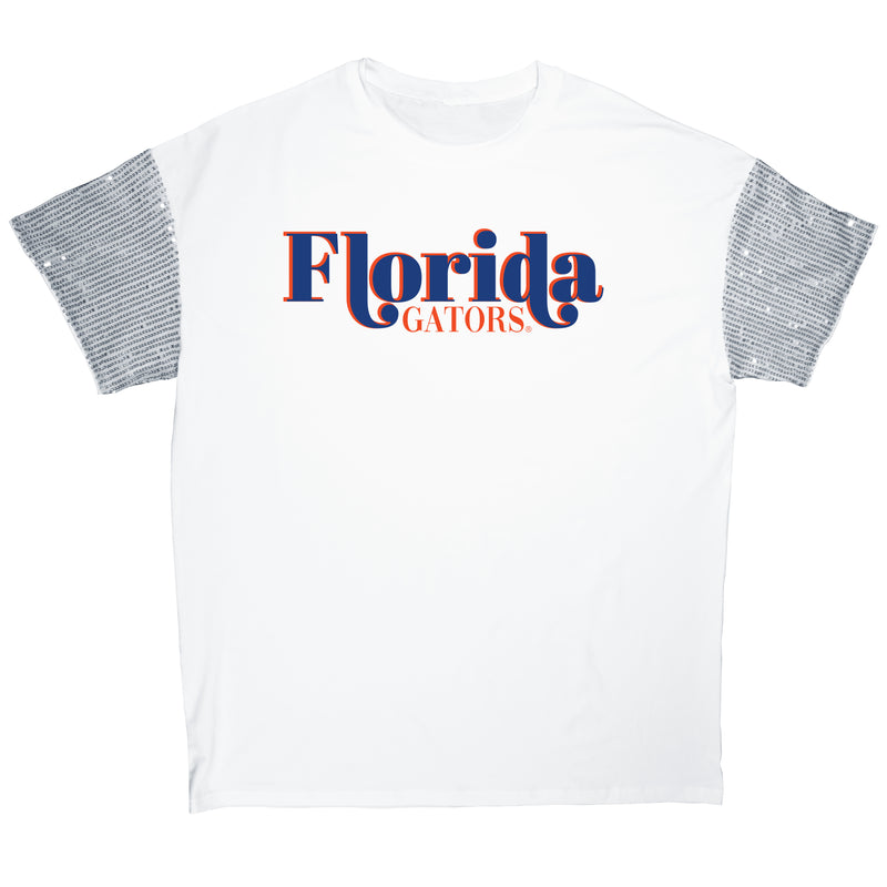 First Down Sequin Tee- University of Florida
